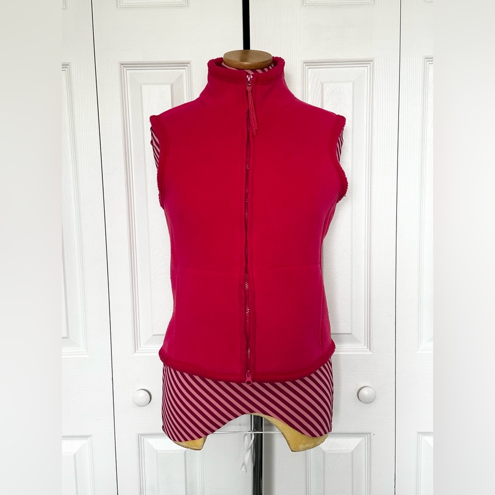 Hot Pink Fleece Vest